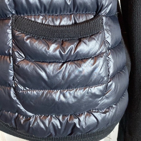 Lauren Ralph Lauren Black Puffer Sweater Coat Sz M - Picture 5 of 12